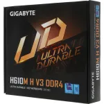 Материнская плата Gigabyte H610M H V3 DDR4 (SocketLGA1700, Intel H610, 2xDDR4 DIMM, microATX)