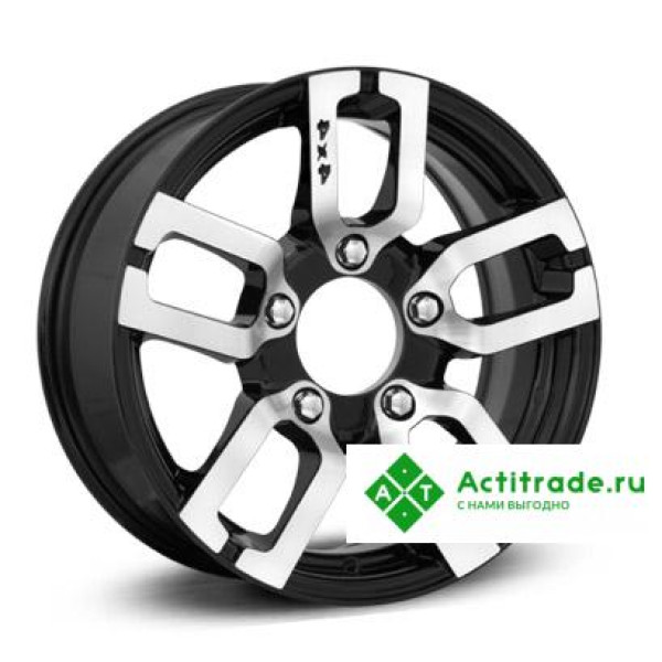 IFree Офф-лайн R16/6.5J PCD 5x139,7 ET 40 ЦО 98,1 черный с полированной лицевой поверхностью