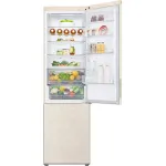 Холодильник LG GC-B509AEMW (No Frost, A++, 2-камерный, объем 422:292/130л, инверторный компрессор, бежевый)