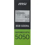 Видеокарта GeForce RTX 5050 2572МГц 8Мб MSI (GDDR6, 128бит, 1xHDMI, 3xDP)