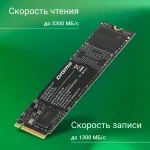 Жесткий диск SSD 256Гб Digma (2280, 3300/1300 Мб/с, 260000 IOPS)
