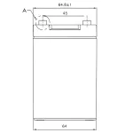 Батарея CSB GP1272 F2 (12V28W) (12В, 7,2Ач)