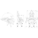 Кресло игровое Cactus CS-CHR-0099