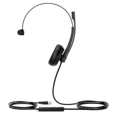 Гарнитура Yealink UH34 Mono UC (оголовье, с проводом, 1.2м, накладные, USB Type-A)