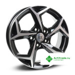 RST R066 R16/6.5J PCD 5x114,3 ET 46 ЦО 67,1 черный с полированной лицевой поверхностью