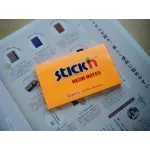 Блок самоклеящийся Hopax 21168 (бумага, оранжевый, 76x127мм, 100листов, 70г/м2)