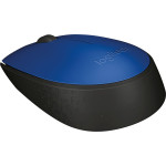 Мышь Logitech M171 Wireless Mouse Blue-Black USB (радиоканал, кнопок 3, 1000dpi)