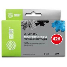Чернильный картридж Cactus CS-CLI426C (голубой; 9стр; Pixma MG5140, 5240, 6140, 8140, MX884) [CS-CLI426C]