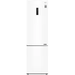 Холодильник LG GA-B509CQSL (No Frost, A+, 2-камерный, объем 419:292/127л, инверторный компрессор, белый)