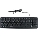 Клавиатура Oklick 130 M Multimedia Keyboard Black PS/2 (классическая мембранная, 104кл)