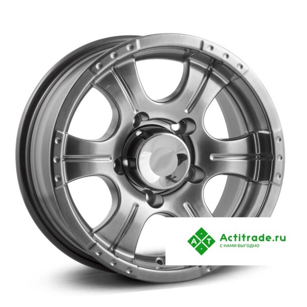 КиК Байконур R15/7J PCD 5x139,7 ET 20 ЦО 108,5 антрацитовый