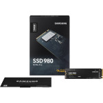 Жесткий диск SSD 250Гб Samsung 980 (M.2, 2900/1300 Мб/с, 320000 IOPS, PCI-E, для ноутбука и настольного компьютера)