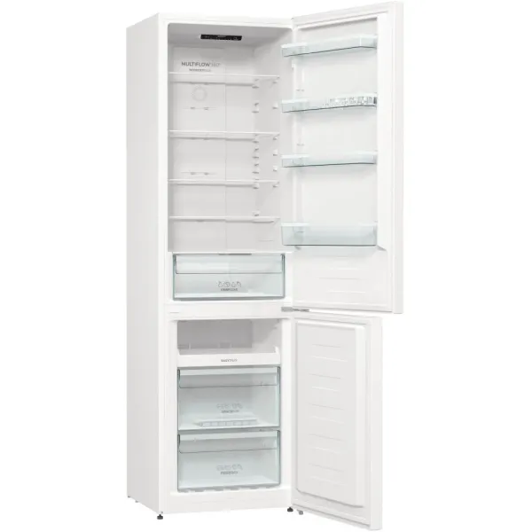 Холодильник Gorenje NRK6201PW4 (No Frost, A+, 2-камерный, объем 353:243/110л, 60x200x59.2см, белый)