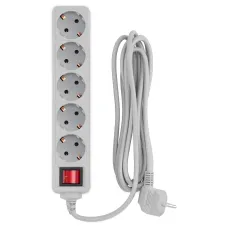 Сетевой фильтр PC Pet AP01006-3-BK (3м, 5xEURO, 1,5кВт, 7А)