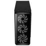 Корпус Aerocool SI-5200 Frost Black (Midi-Tower, 3xUSB3.0, 3x120мм)