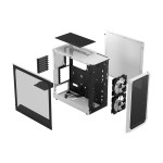 Корпус Fractal Design Focus 2 RGB White TG Clear Tint (Midi-Tower)