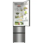 Холодильник Hisense RM469N4ACD (No Frost, A++, 2-камерный, объем 396:270/126л, инверторный компрессор, серый)