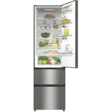 Холодильник Hisense RM469N4ACD (No Frost, A++, 2-камерный, объем 396:270/126л, инверторный компрессор, серый) [RM469N4ACD]