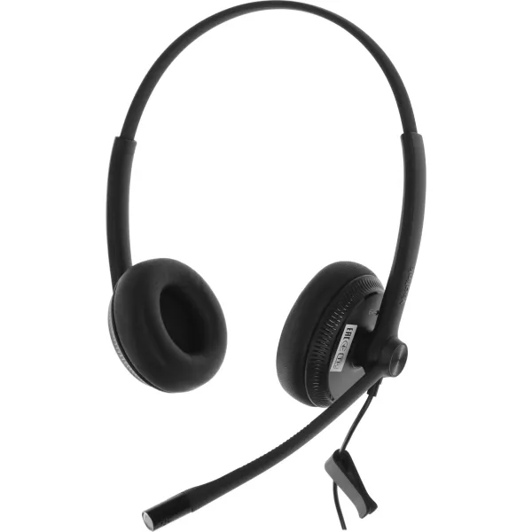Гарнитура Yealink YHS34 Dual (оголовье, с проводом, 0.9м, накладные, RJ9)