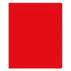 Папка на кольцах Бюрократ ДеЛюкс DL0740/2RED (количество колец 2, форма колец О-образные, A4, пластик, толщина пластика 0,7мм, ширина корешка 32мм, красный) [DL0740/2RED]