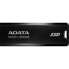 Внешний жесткий диск SSD 1Тб ADATA (550/500 Мб/с, USB 3.2 Gen 2 Type-A, внешний) [SC610-1000G-CBK/RD]