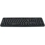 Клавиатура Oklick 130 M Multimedia Keyboard Black PS/2 (классическая мембранная, 104кл)