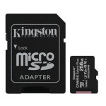 Карта памяти microSDXC 256Гб Kingston (Class 10, 100Мб/с, UHS-I U3, адаптер на SD)