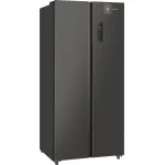 Холодильник Weissgauff WSBS 500 Inverter (No Frost, A+, 2-камерный, Side by Side, инверторный компрессор, серый)