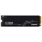 Жесткий диск SSD 512Гб Kingston KC3000 (M.2, 7000/3900 Мб/с, 900000 IOPS, PCI-E, для ноутбука и настольного компьютера)