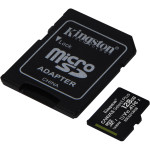 Карта памяти microSDXC 128Гб Kingston (Class 10, 100Мб/с, UHS-I U1, адаптер на SD)