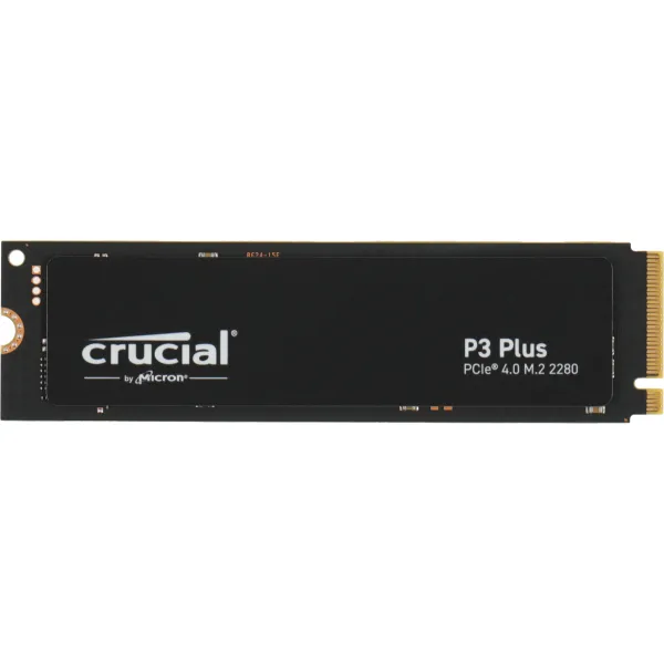 Жесткий диск SSD 500Гб Crucial P3 Plus (2280, 4700/1900 Мб/с, PCI Express)