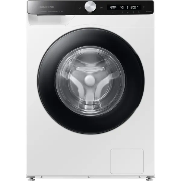 Стиральная машина Samsung WW80AG6S28AE(фронтальная средняя, класс стирки/отжима/э.потребления: A/B/A , макс: 8кг, 1200 об/мин, инвертер, защита: частичная, 60x85x45см, белый)