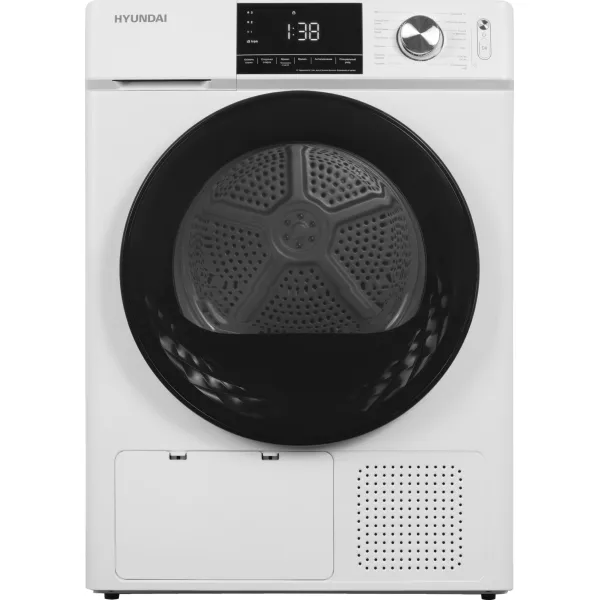 Сушильная машина Hyundai DFE9401 (Heat Pump (тепловой насос), A++, макс.загрузка 10 кг, 16 программ, уровень шума 65 дБ)