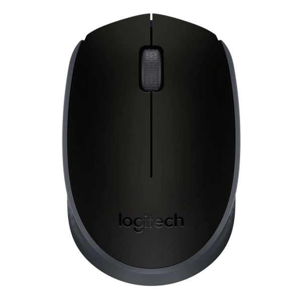Мышь Logitech M171 Wireless Mouse Grey-Black USB (радиоканал, кнопок 3, 1000dpi)