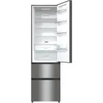 Холодильник Hisense RM469N4ACD (No Frost, A++, 2-камерный, объем 396:270/126л, инверторный компрессор, серый)
