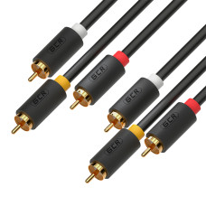 Кабель Greenconnect (3 x RCA (m), 3 x RCA (f)) [GCR-51821]