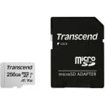 Карта памяти microSDXC 256Гб Transcend (Class 10, 100Мб/с, UHS-I U3, адаптер на SD)