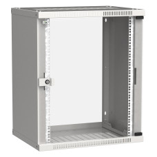 Шкаф коммутационный настенный IEK LWE3-15U64-GF (15U, 600x715x450мм, IP20, 50кг)