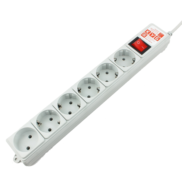 Сетевой фильтр Power Cube SPG(5+1)-B-10, 3 м (3м, 2,2кВт) Сетевой фильтр Power Cube SPG(5+1)-B-10, 3 м (3м, 2,2кВт)