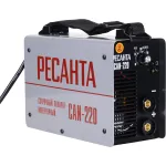 Сварочный аппарат РЕСАНТА САИ-220 (140-260В, инвертор, ММА DC, 10-220A, 7,8кВт)