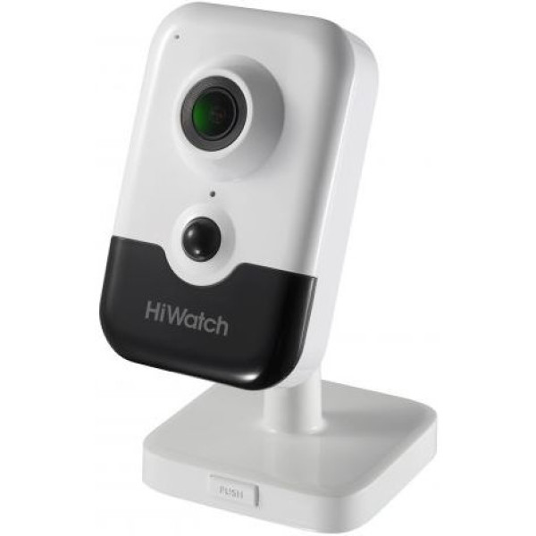 Камера видеонаблюдения Hikvision DS-I214(B) (IP, внутренняя, кубическая, поворотная, 2Мп, 2-2мм, 1920x1080, 25кадр/с)