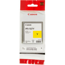 Чернильный картридж Canon PFI-107Y (желтый; 130стр; 130мл; iP F680, 685, 780, 785)