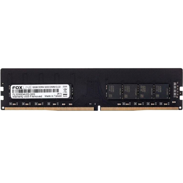Память DDR4 32Гб 3200МГц Foxline (25600Мб/с, CL22)