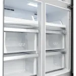 Холодильник Lex LCD505BlOrID (No Frost, A+, 3-камерный, Side by Side, объем 465:321/144л, инверторный компрессор, черный)