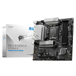 Материнская плата MSI PRO B760M-A DDR4 II (SocketLGA1700, Intel B760, 4xDDR4, microATX, RAID SATA: 0,1,15,5)