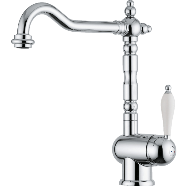 Смеситель однорычажный для раковины (умывальника) Franke Old England (209мм поворотный излив)