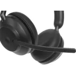 Гарнитура Jabra Evolve2 65 Link380a MS Stereo Stand (оголовье, беспроводное, полноразмерные, USB Type-A, Microsoft Teams)