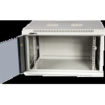 Шкаф коммутационный настенный Lanmaster TWT-CBWPG-18U-6x6-GY (18U, 600x902x600мм, 60кг)