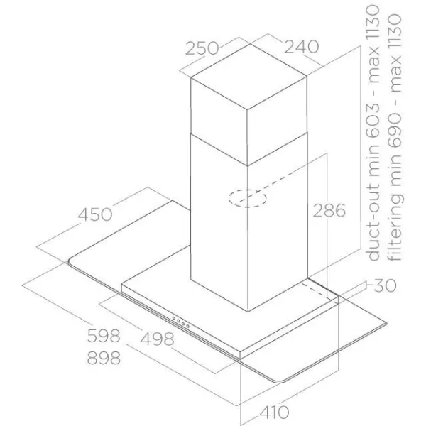 Вытяжка Elica Flat GLASS IX/A/60