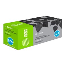 Тонер-картридж Cactus HP CS-C4092A (черный; 2500стр; LJ 1100, 3200, 3220) [CS-C4092A]